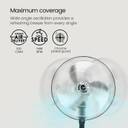 Crompton SStorm 2 with Metal Blade 18 inches Energy Saving 450 mm Pedestal Fan