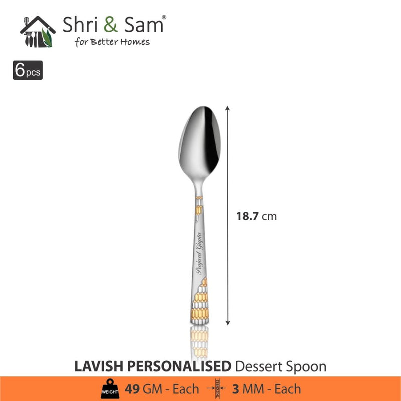 Stainless Steel 24 PCS Cutlery Set Lavish (Customized)