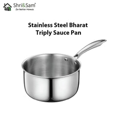 Stainless Steel Bharat Triply Sauce Pan