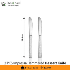 Stainless Steel Impressa Hammered Cutlery
