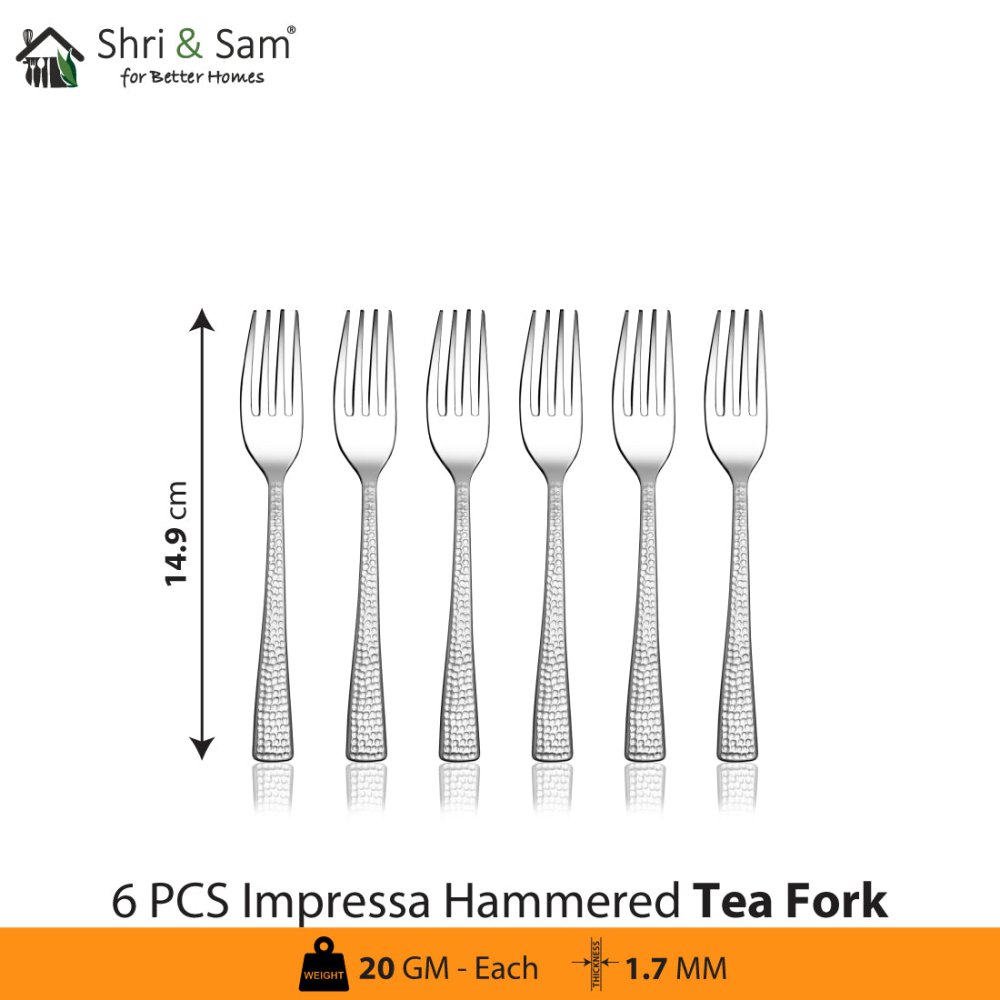 Stainless Steel Impressa Hammered Cutlery