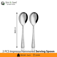 Stainless Steel Impressa Hammered Cutlery