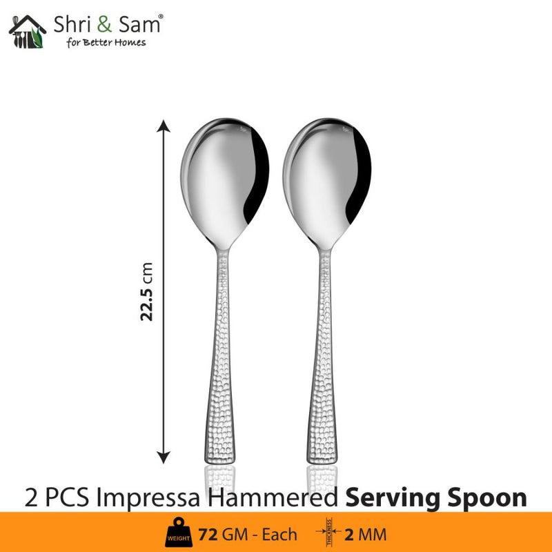 Stainless Steel Impressa Hammered Cutlery