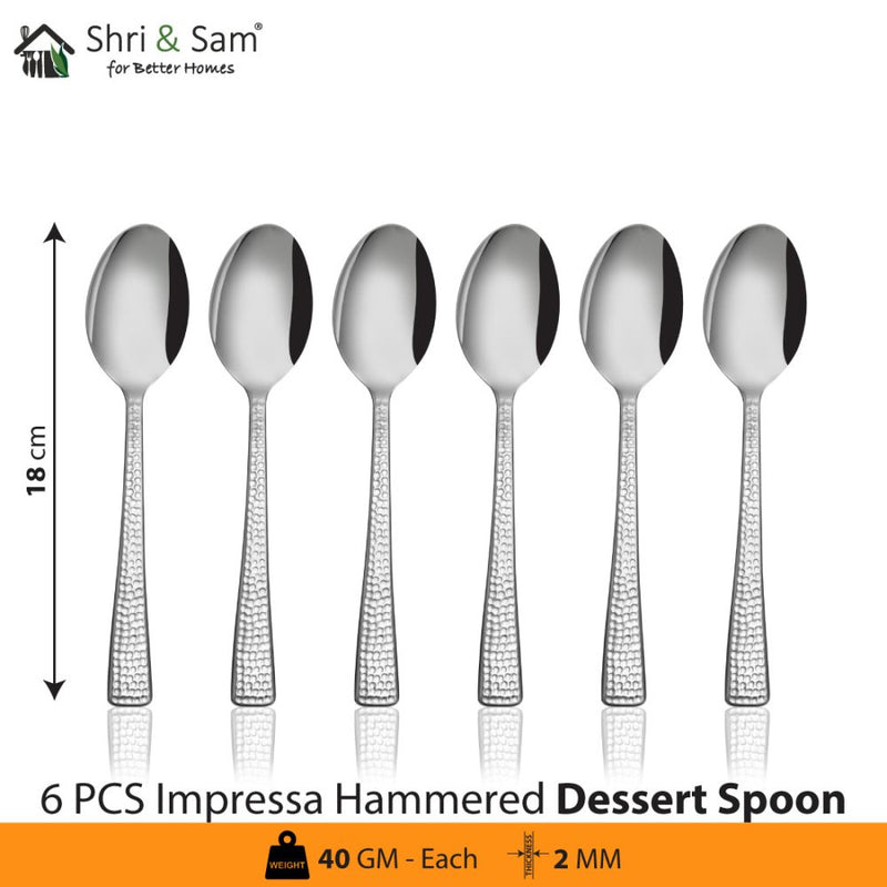 Stainless Steel Impressa Hammered Cutlery