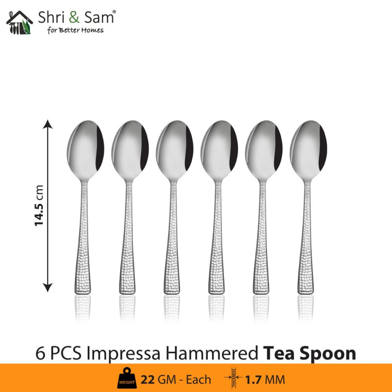 Stainless Steel Impressa Hammered Cutlery