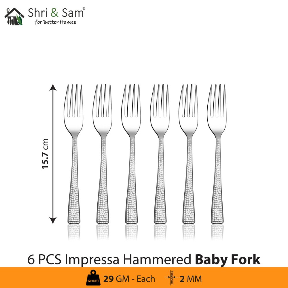Stainless Steel Impressa Hammered Cutlery