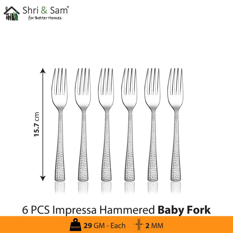 Stainless Steel Impressa Hammered Cutlery