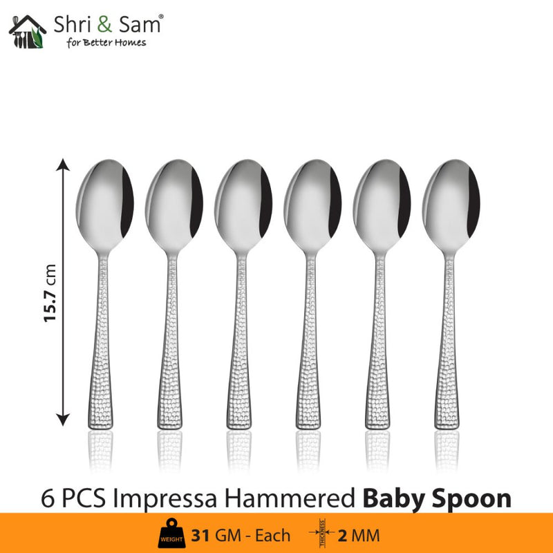 Stainless Steel Impressa Hammered Cutlery