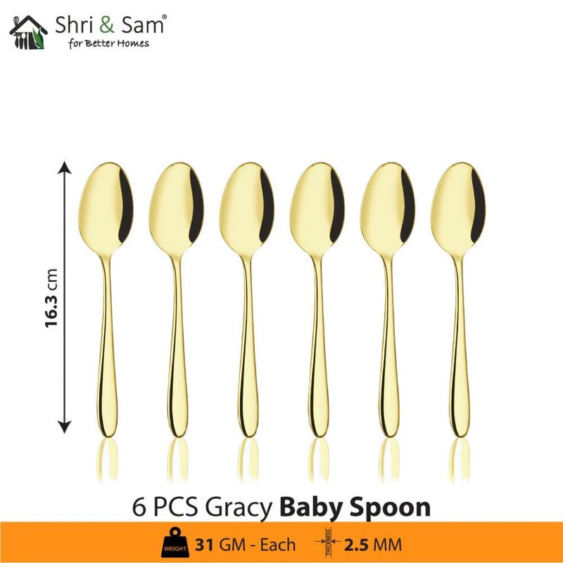 Stainless Steel Cutlery with Champagne Gold PVD Coating Gracy