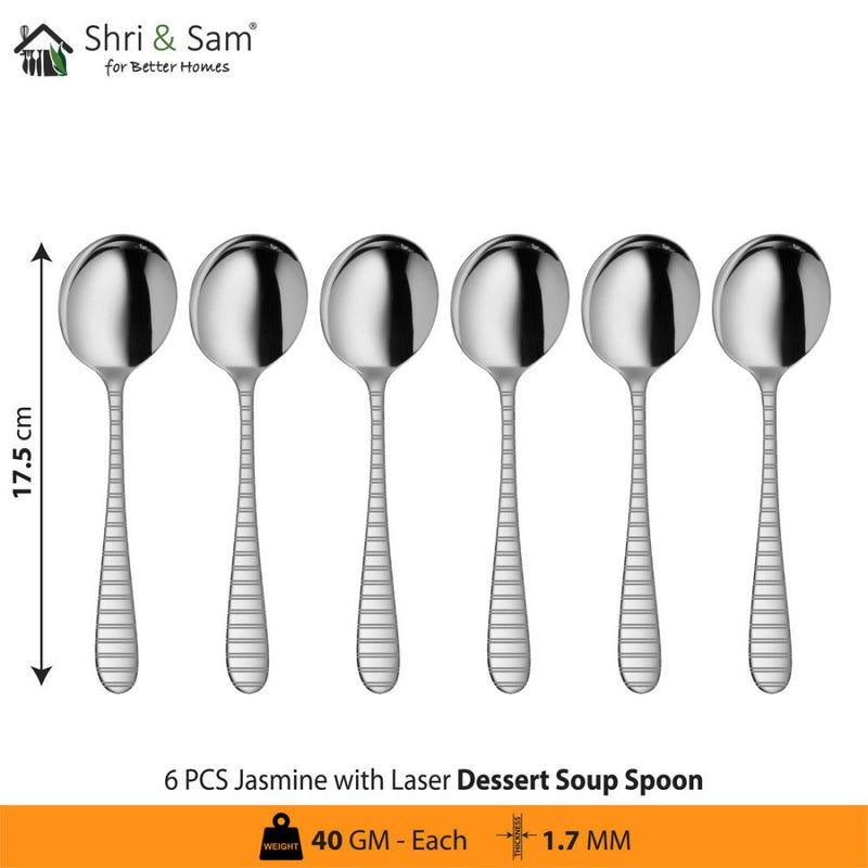 Stainless Steel Cutlery with Laser 7 Jasmine