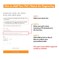Stainless Steel Pet Bowl with Anti-Skid Base
