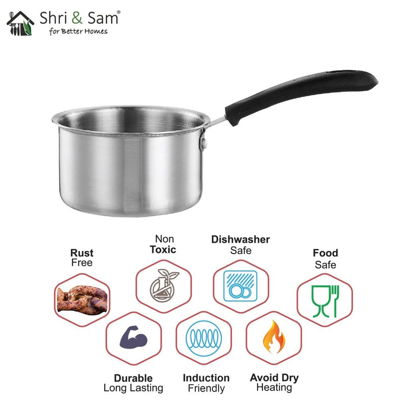 Stainless Steel Sauce Pan, 12 CM
