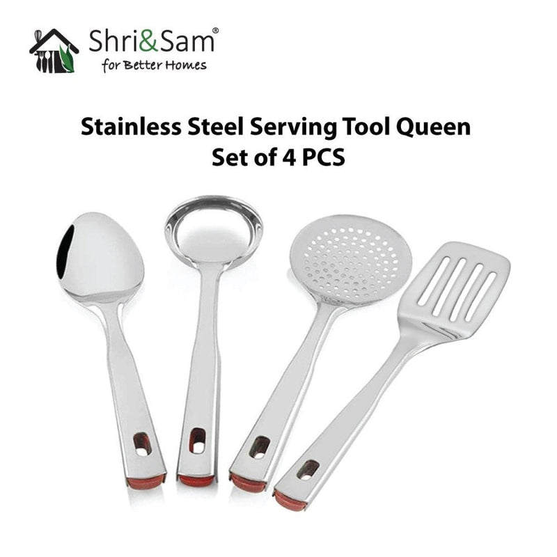Stainless Steel Serving Tool Queen Set of 4 pcs