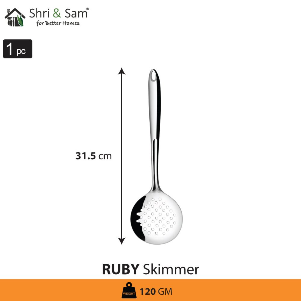 Stainless Steel Skimmer Kitchen tool - Ruby
