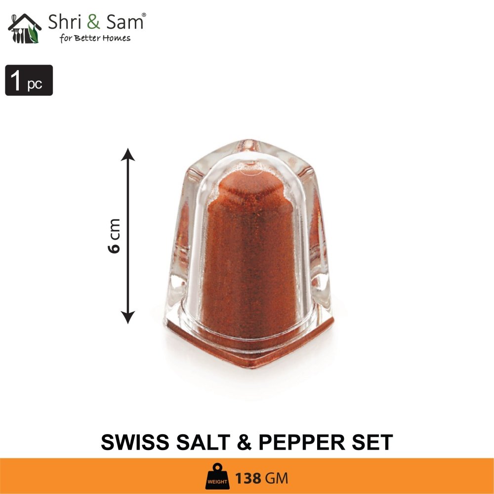 Stainless Steel Status Salt and Pepper