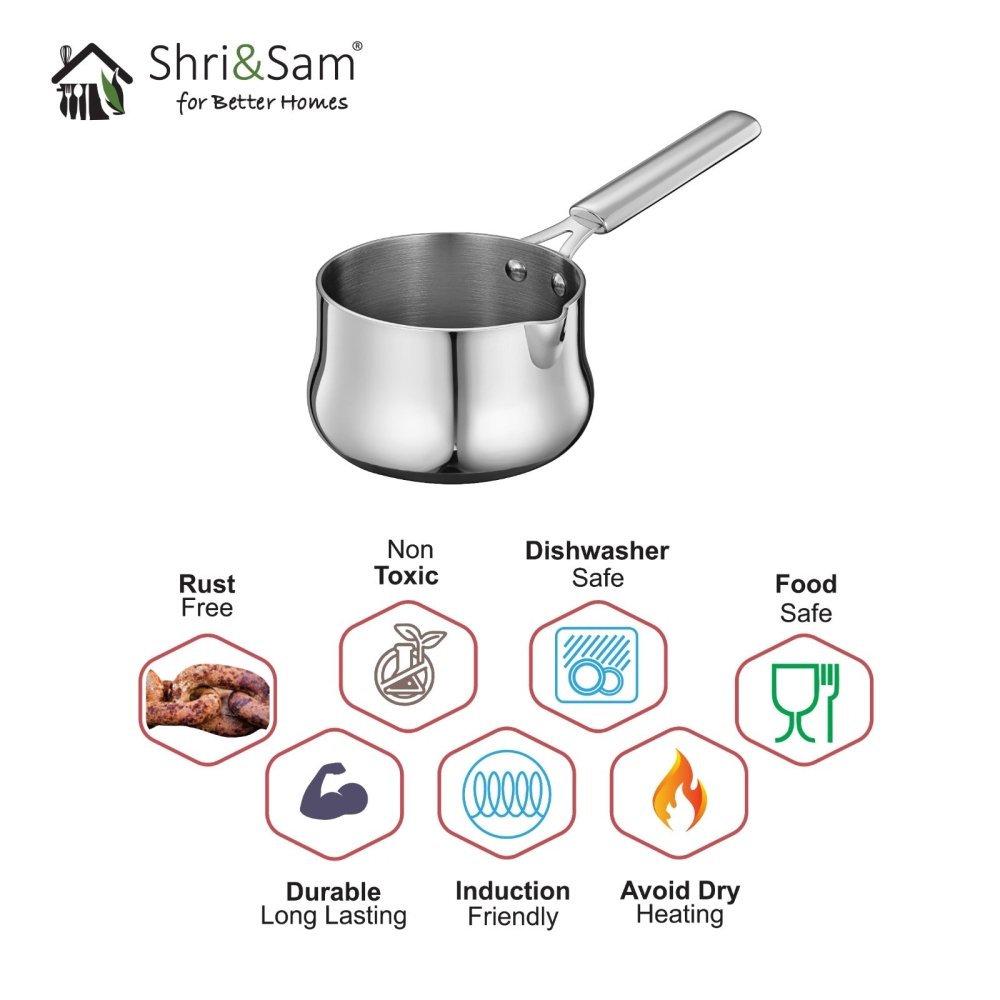 Stainless Steel Triply Bharat Coffee Warmer