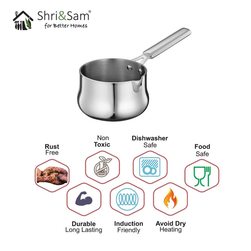 Stainless Steel Triply Bharat Coffee Warmer