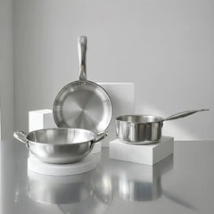 Stainless Steel Triply Bharat Mini 3 PCS Cookware Set