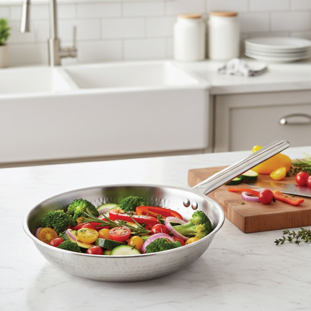 Stainless Steel Triply Hammered Cookware Set of 3 PCS