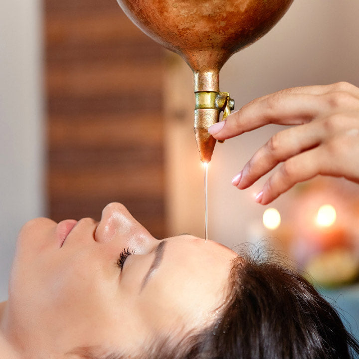 Shirodhara Bliss Oil – Ayurvedic Therapy for Stress Relief and Mental Clarity