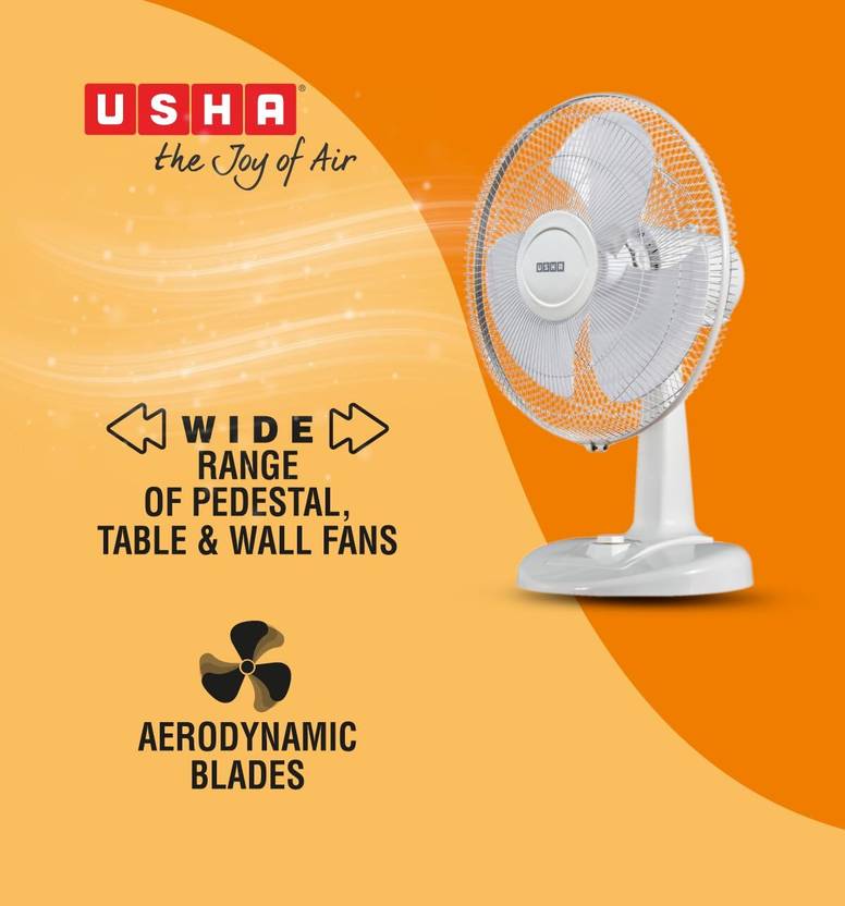 USHA Striker Hi Speed 400mm Table Fan-3
