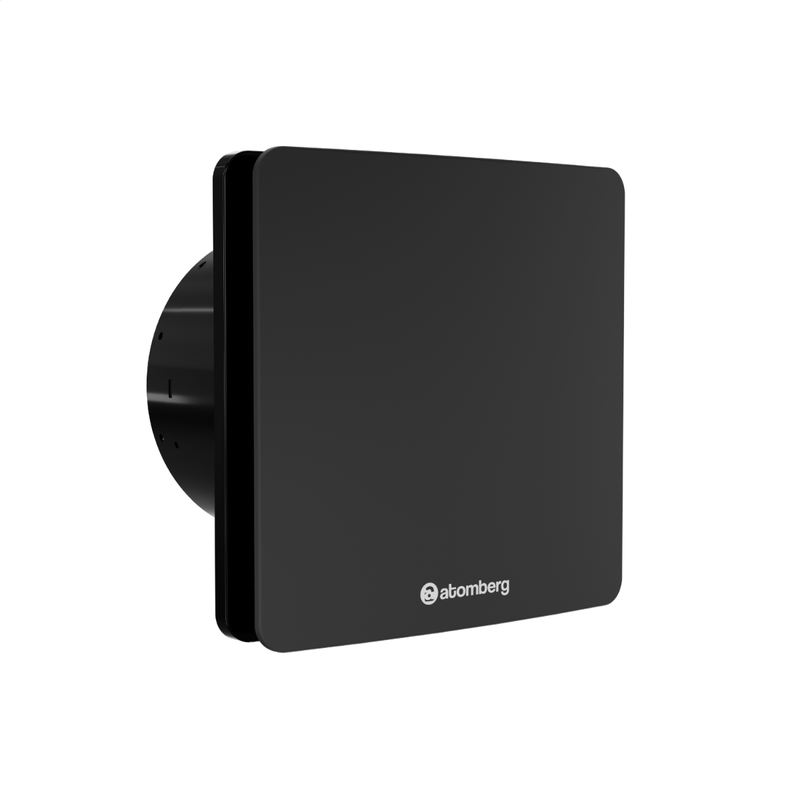 atomberg Studio Exhaust 150mm BLDC Exhaust Fan | 6.8W | 245 CMH Air Delivery | 2000 RPM | Low Noise | 2 Year Warranty (Matte Black)