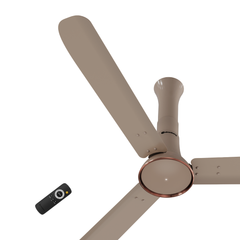 atomberg Studio Ventra 1250mm BLDC Ceiling Fan with Remote | BEE 5-Star | Advance Air+ Technology | 250 CMM Air Delivery | LED Indicator | Low Noise | 5 Year Warranty (Creme Brulee)