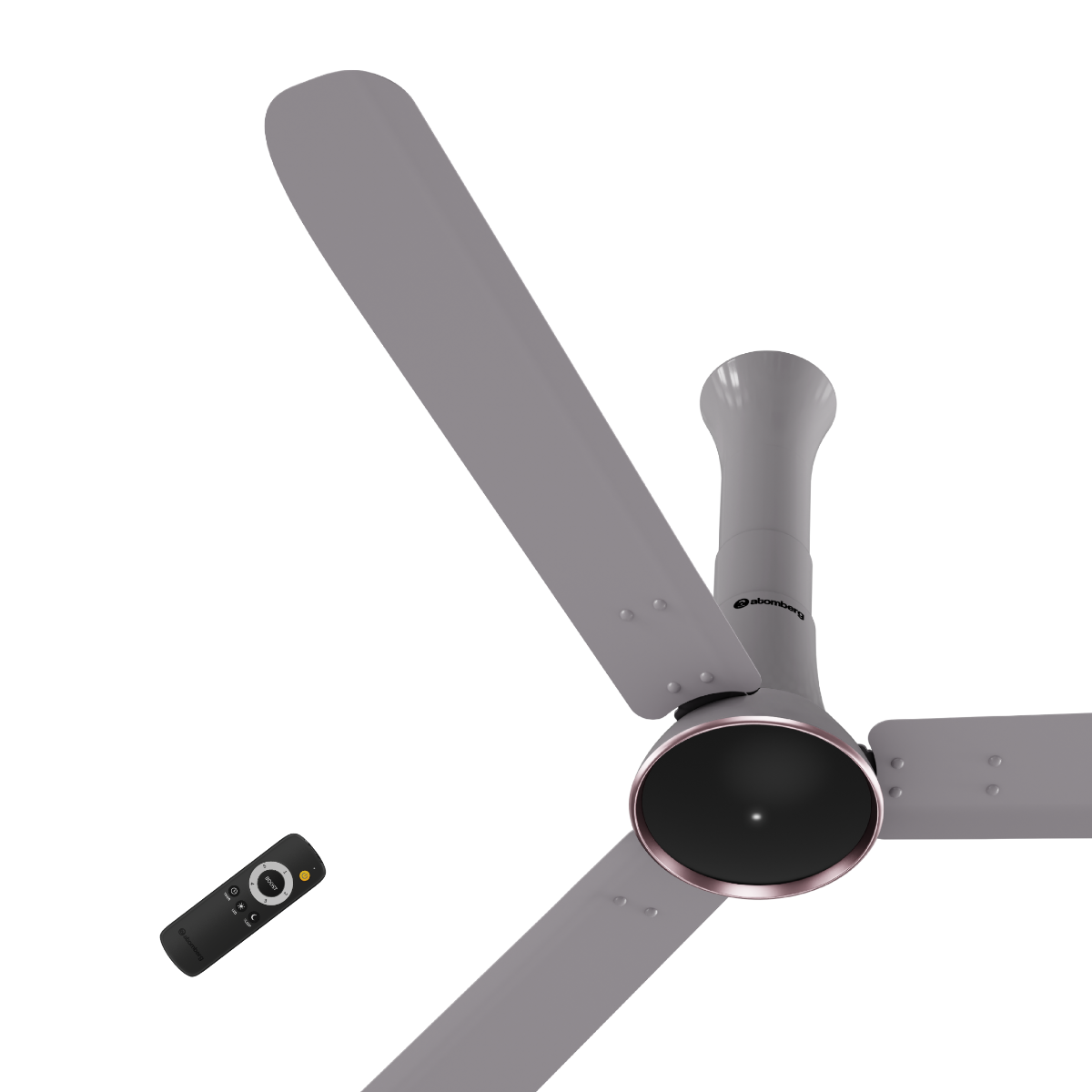 atomberg Studio Ventra 1250mm BLDC Ceiling Fan with Remote | BEE 5-Star | Advance Air+ Technology | 250 CMM Air Delivery | LED Indicator | Low Noise | 5 Year Warranty (Urban Chrome)