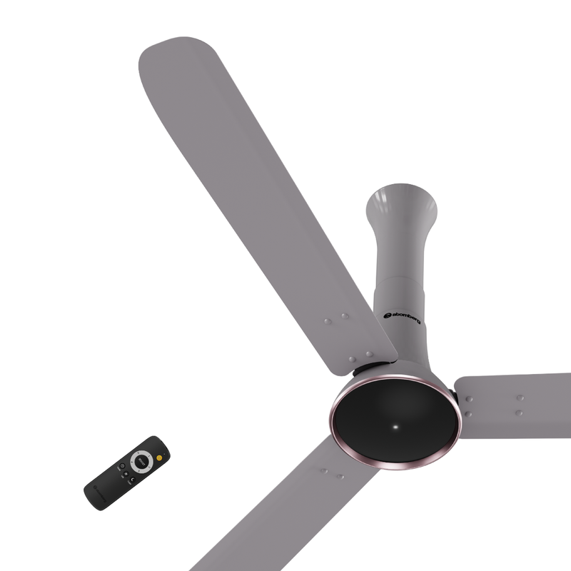 atomberg Studio Ventra 1250mm BLDC Ceiling Fan with Remote | BEE 5-Star | Advance Air+ Technology | 250 CMM Air Delivery | LED Indicator | Low Noise | 5 Year Warranty (Urban Chrome)