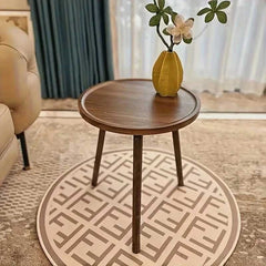 Round Wooden Side Table – Compact, Stylish & Durable