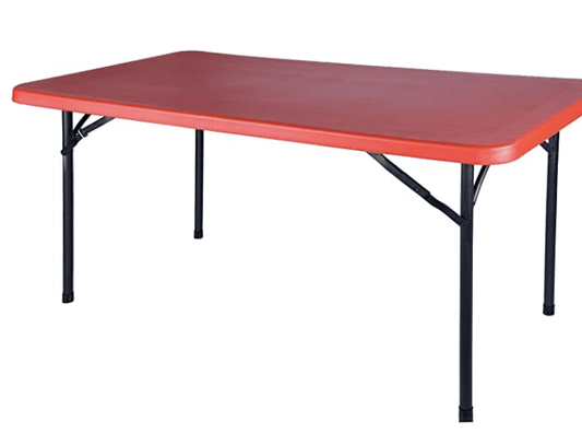 सुप्रीम बुफे प्लास्टिक टेबल (कोक रेड) 