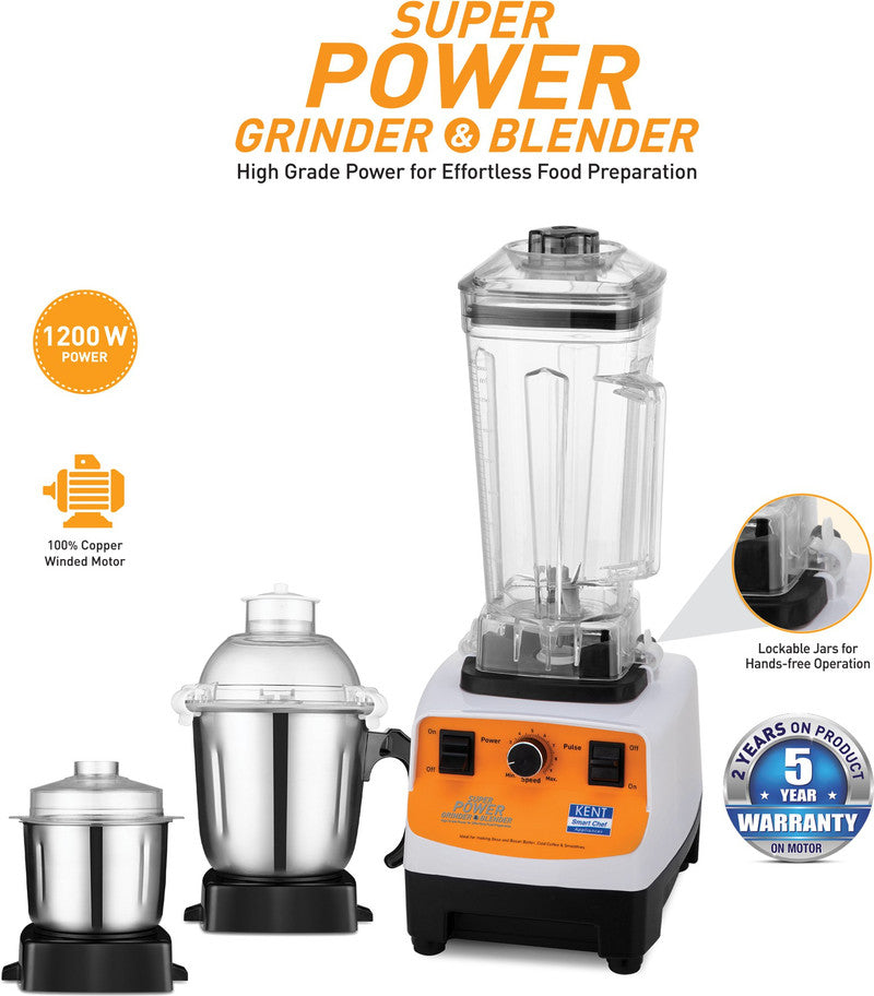 KENT 16083 1200 W Juicer Mixer Grinder