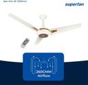 Superfan Super Q with 5 Year Warranty BLDC Motor with Remote 1200 mm Ceiling Fan (5 Star | Elegance Brown | Pack of 1)