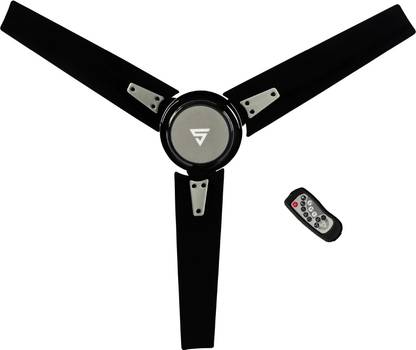 Superfan Super Q with 5 Year Warranty BLDC Motor with Remote 1200 mm Ceiling Fan (5 Star | Shadow Onyx | Pack of 1)