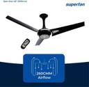 Superfan Super Q with 5 Year Warranty BLDC Motor with Remote 1200 mm Ceiling Fan (5 Star | Shadow Onyx | Pack of 1)