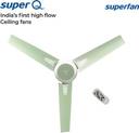 Superfan Super Q with 5 Year Warranty BLDC Motor with Remote 1200 mm Ceiling Fan (5 Star | Meadow Wind | Pack of 1)