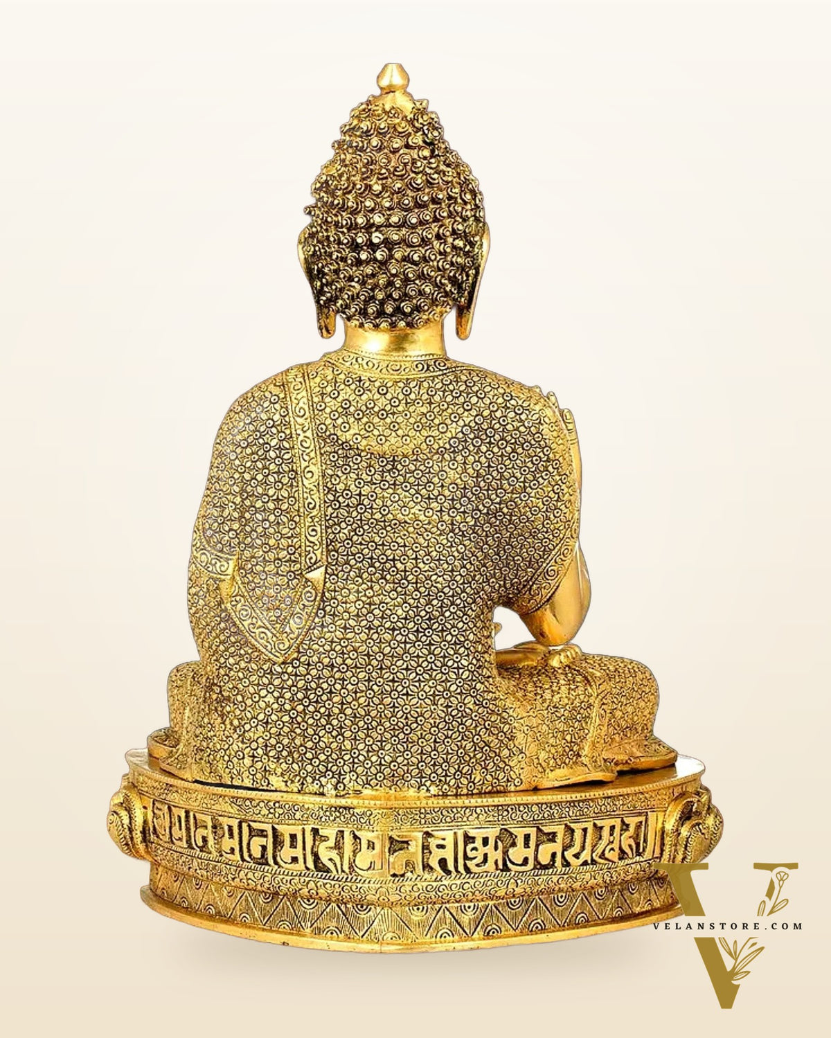 Superfine Brass Buddha Statue - 23 inch