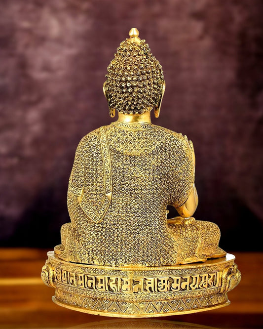 Superfine Brass Buddha Statue - 23 inch