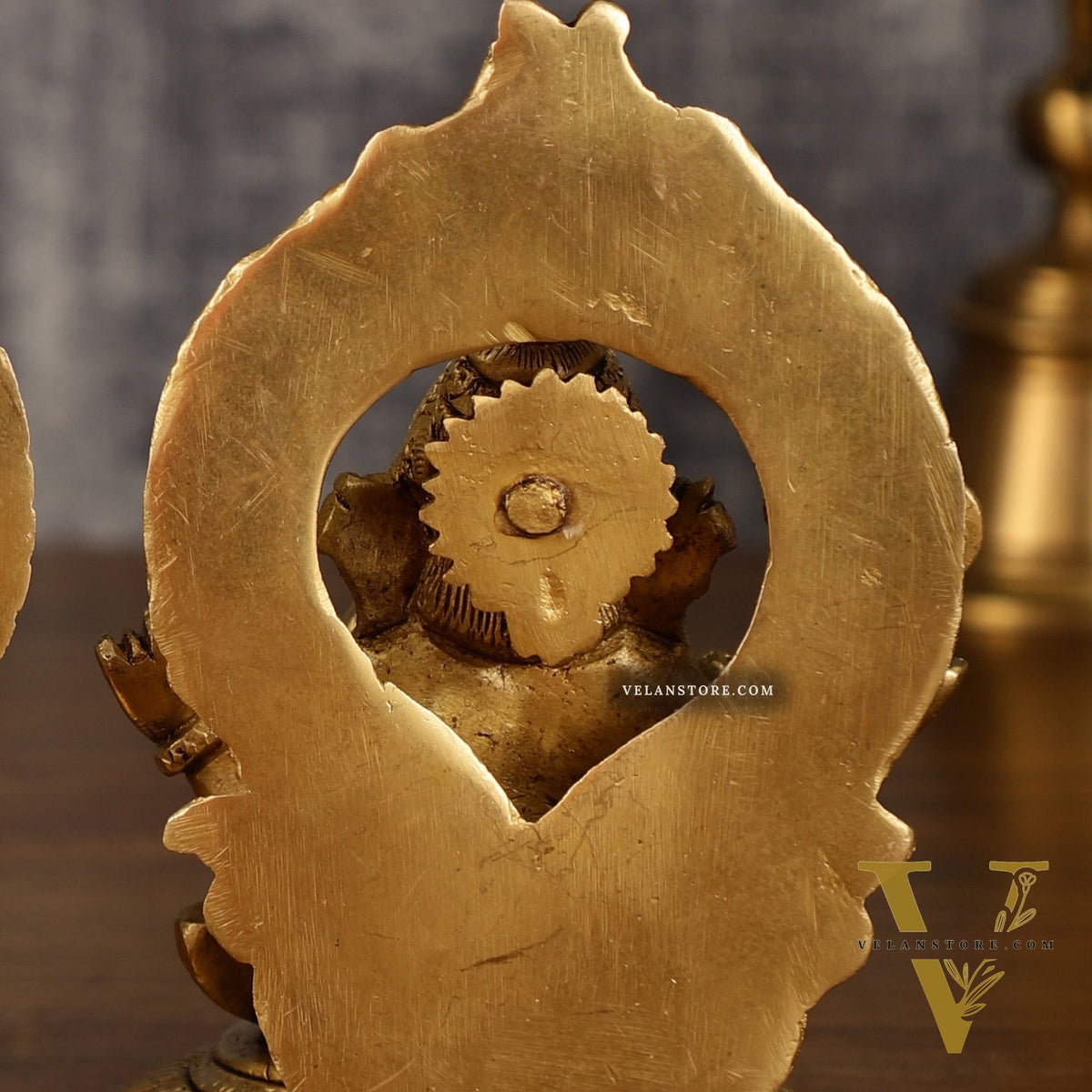 Superfine Brass Ganesh Lakshmi Idol Pair | 5.5 Inch Height
