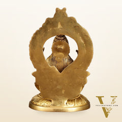 Superfine Brass Ganesh Lakshmi Idol Pair | 5.5 Inch Height