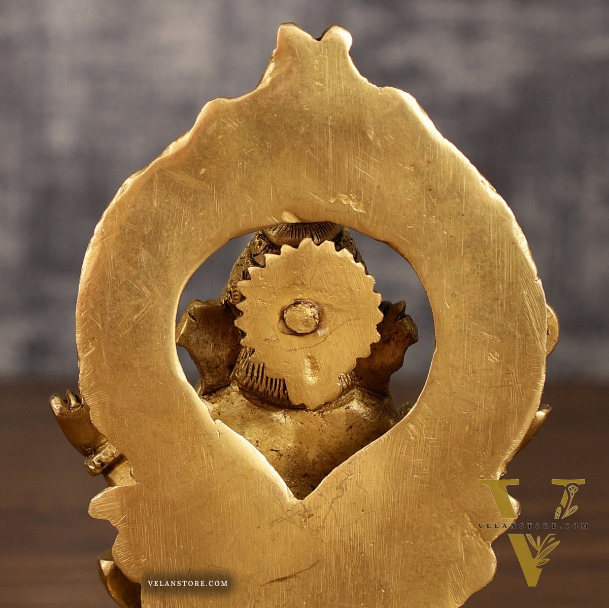 Superfine Brass Ganesh Lakshmi Idol Pair | 5.5 Inch Height
