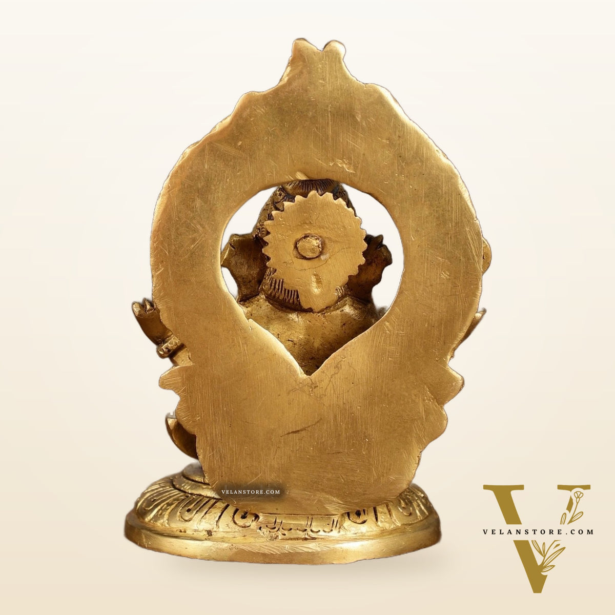 Superfine Brass Ganesh Lakshmi Idol Pair | 5.5 Inch Height