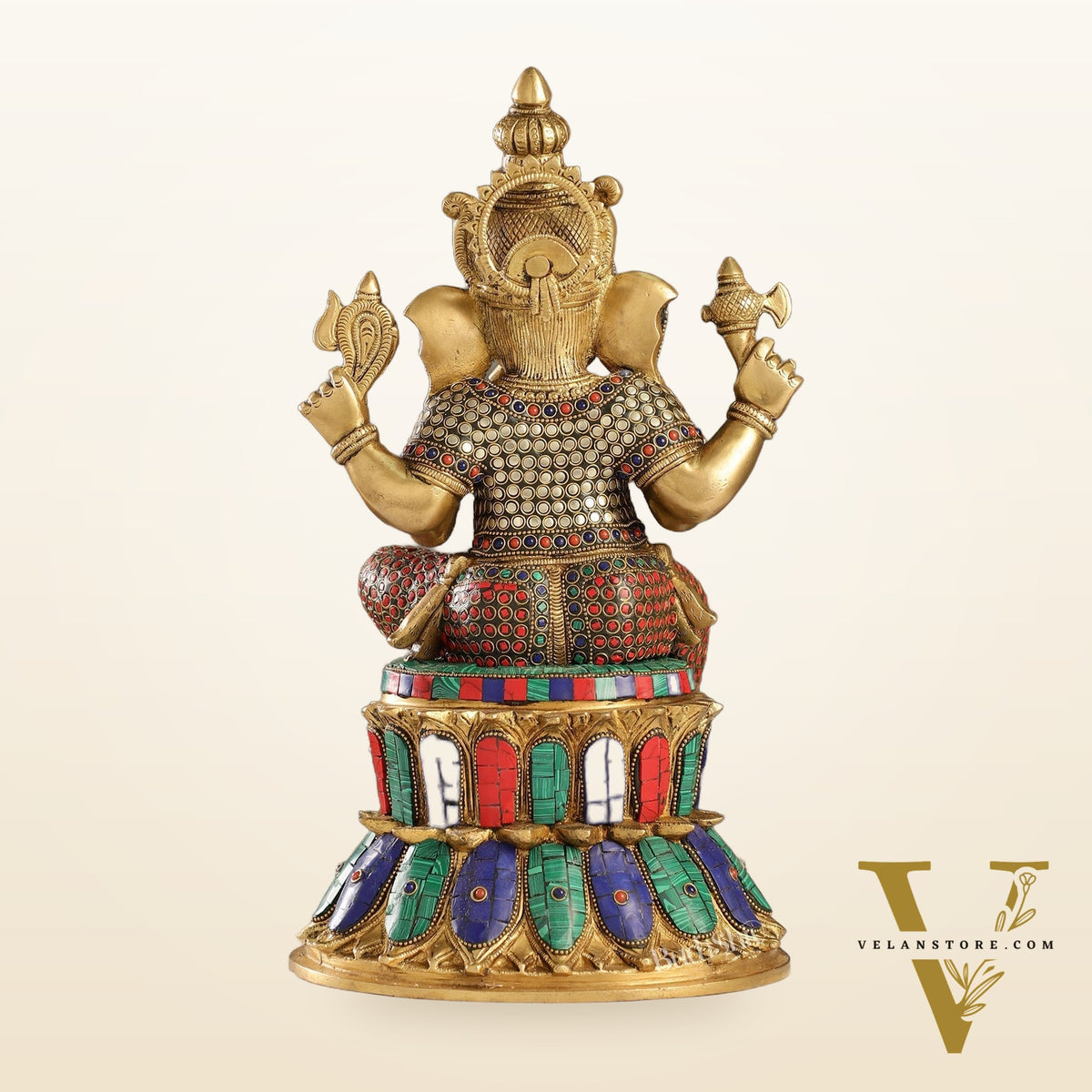Superfine Brass Ganesha Statue 15 inch