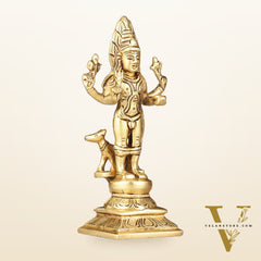 Superfine Brass Kaal Bhairav Idol - 6.5