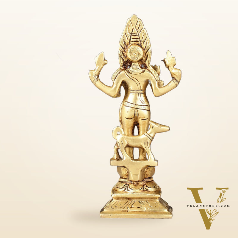 Superfine Brass Kaal Bhairav Idol - 6.5