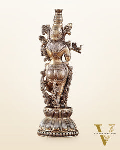 Superfine Brass Krishna Idol – 9” Height |