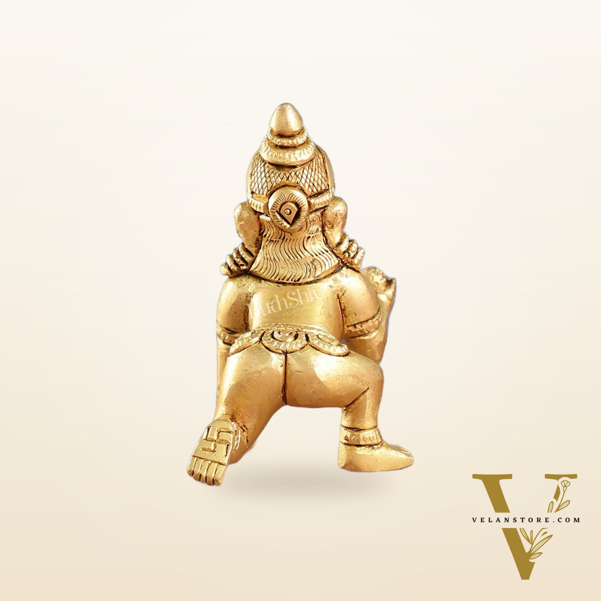 Superfine Brass Ladoo Gopal Krishna Idol | Baby Form | Height 3 Inch