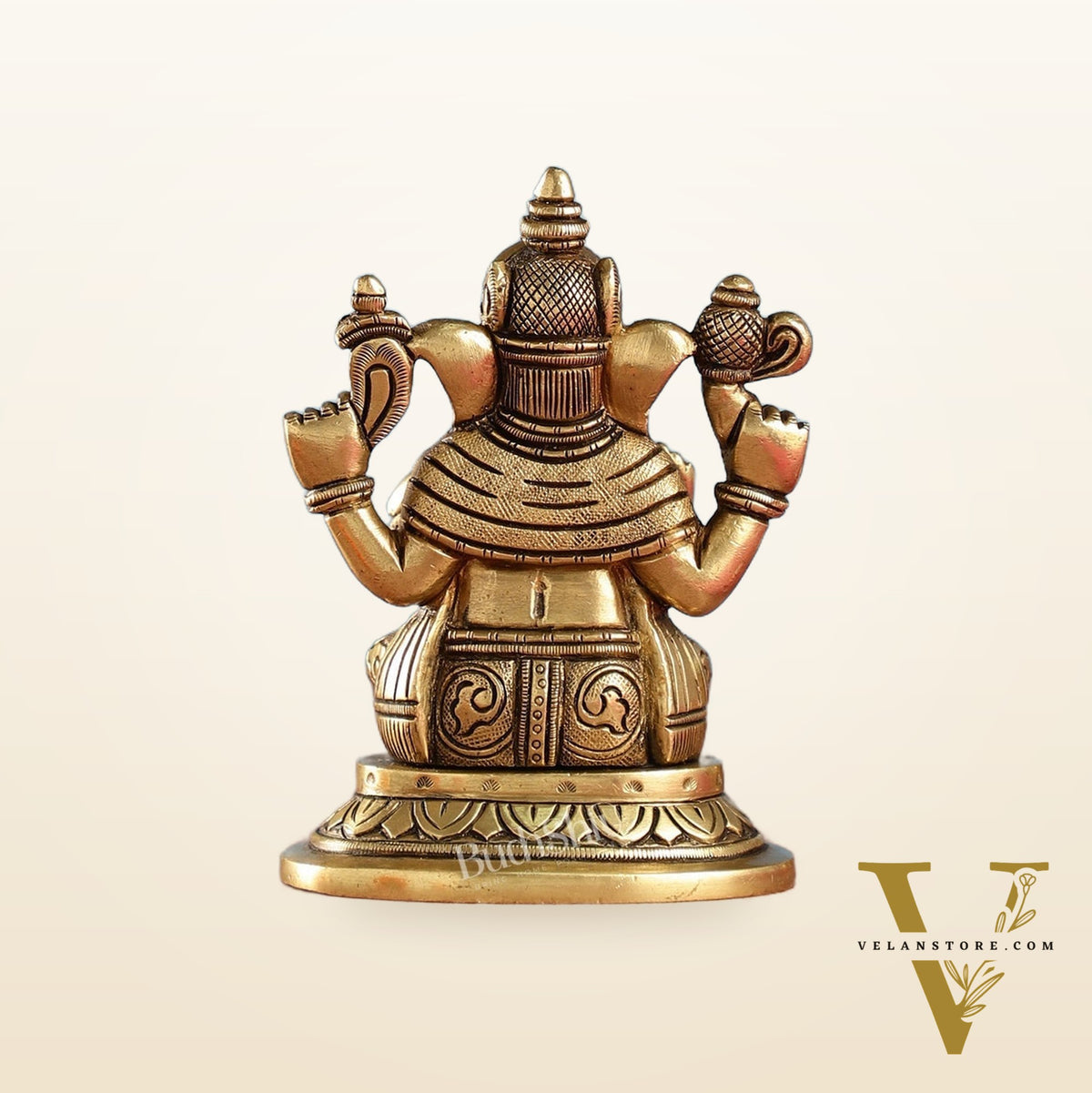 Superfine Brass Lord Ganesha Idol | Height 5 inch