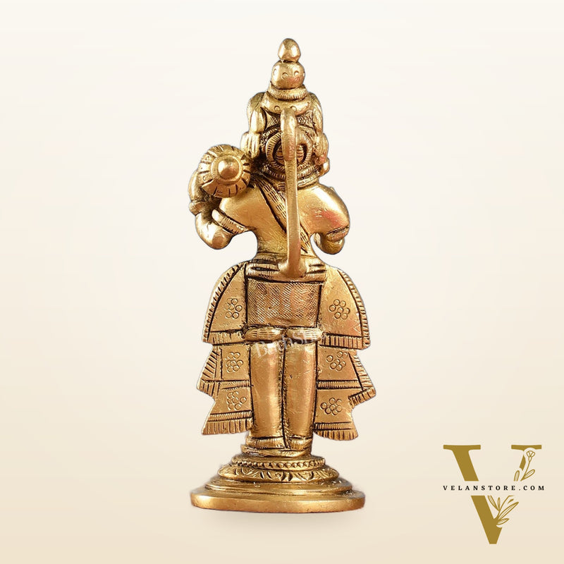 Superfine Brass Lord Hanuman Standing Idol | Blessing Mudra | 5.5" Height