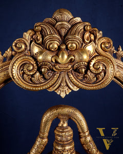 Superfine Brass Lord Tirupati Balaji Venkateshwara Swamy Idol | 37 inch